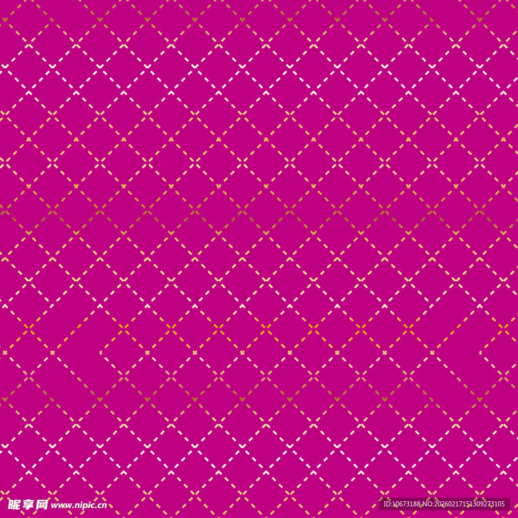 玫红色菱形格纹背景图案