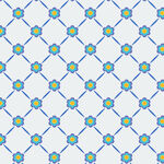 蓝黄几何图案无缝背景