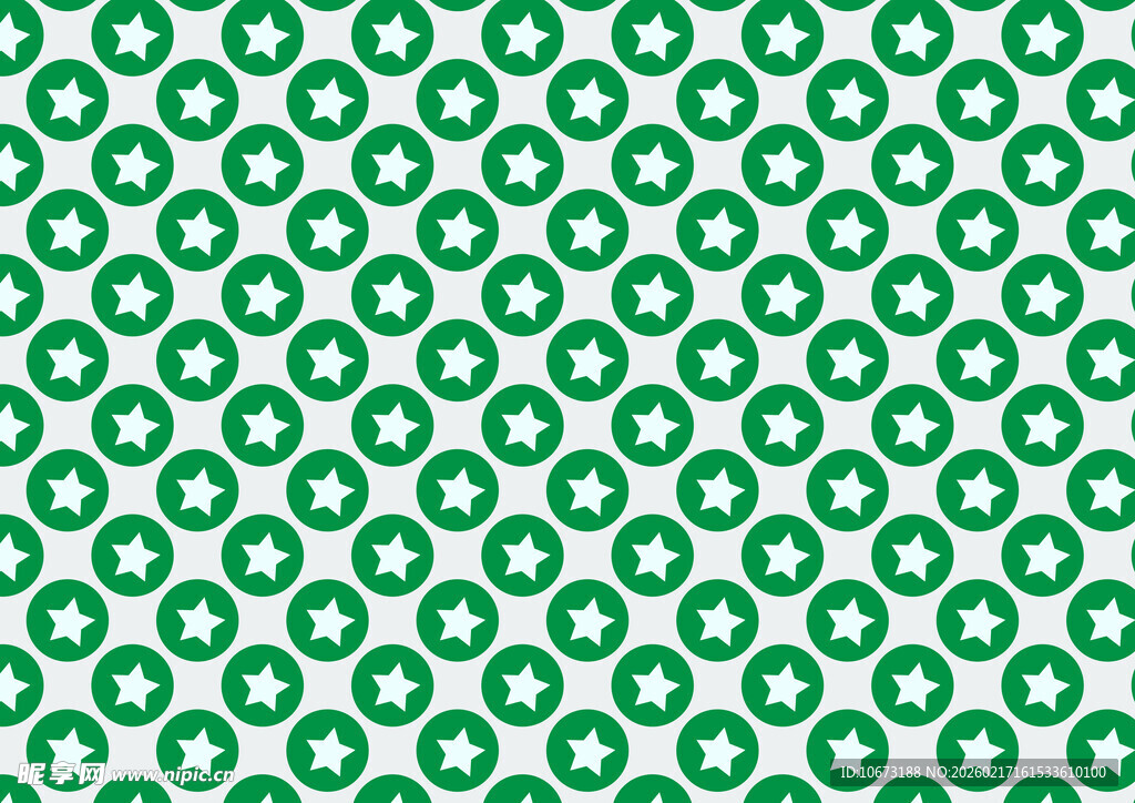 绿色圆形图案无缝背景