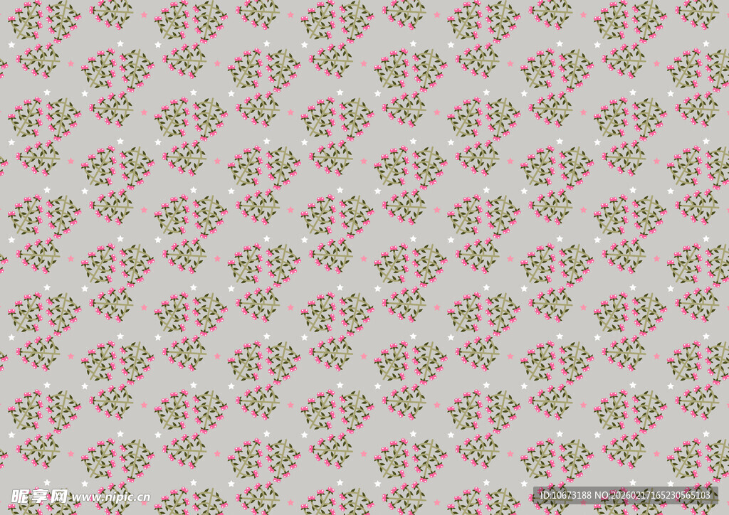 花卉图案背景纹理