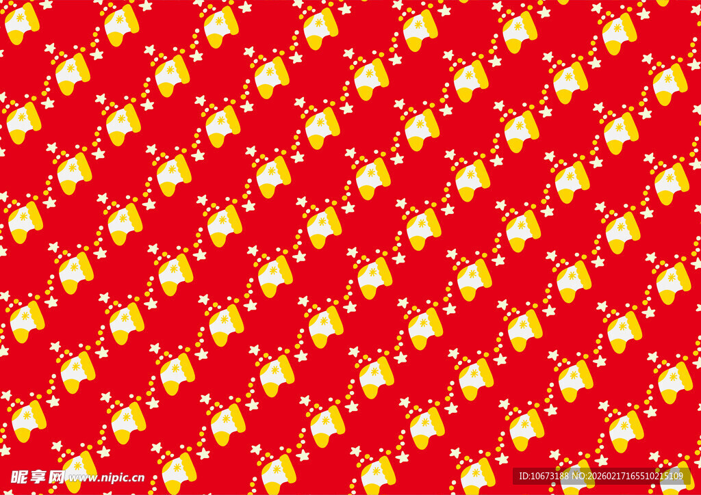 红色底金色图案喜庆背景