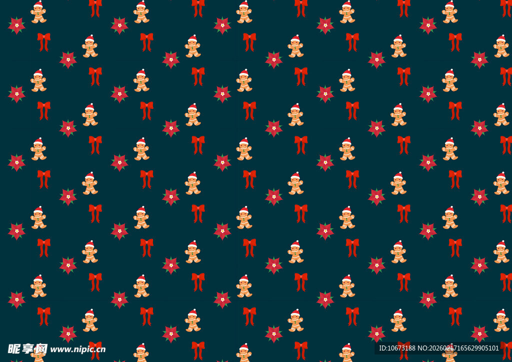 复古风小图案深色背景纹理