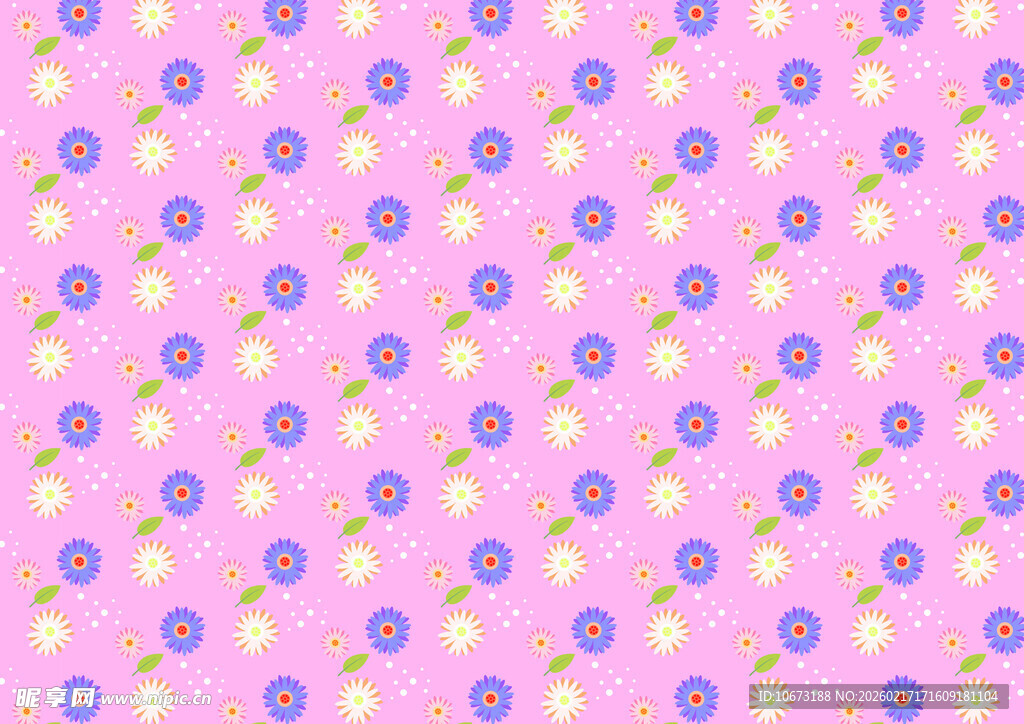 粉色紫色爱心图案背景