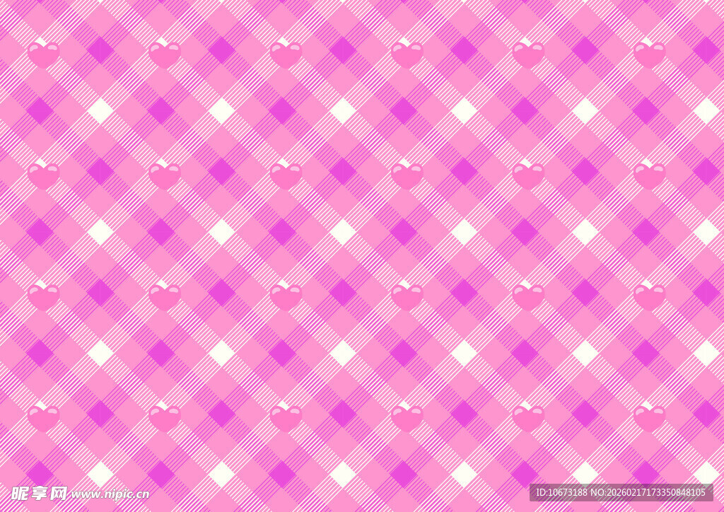粉色菱格图案背景纹理