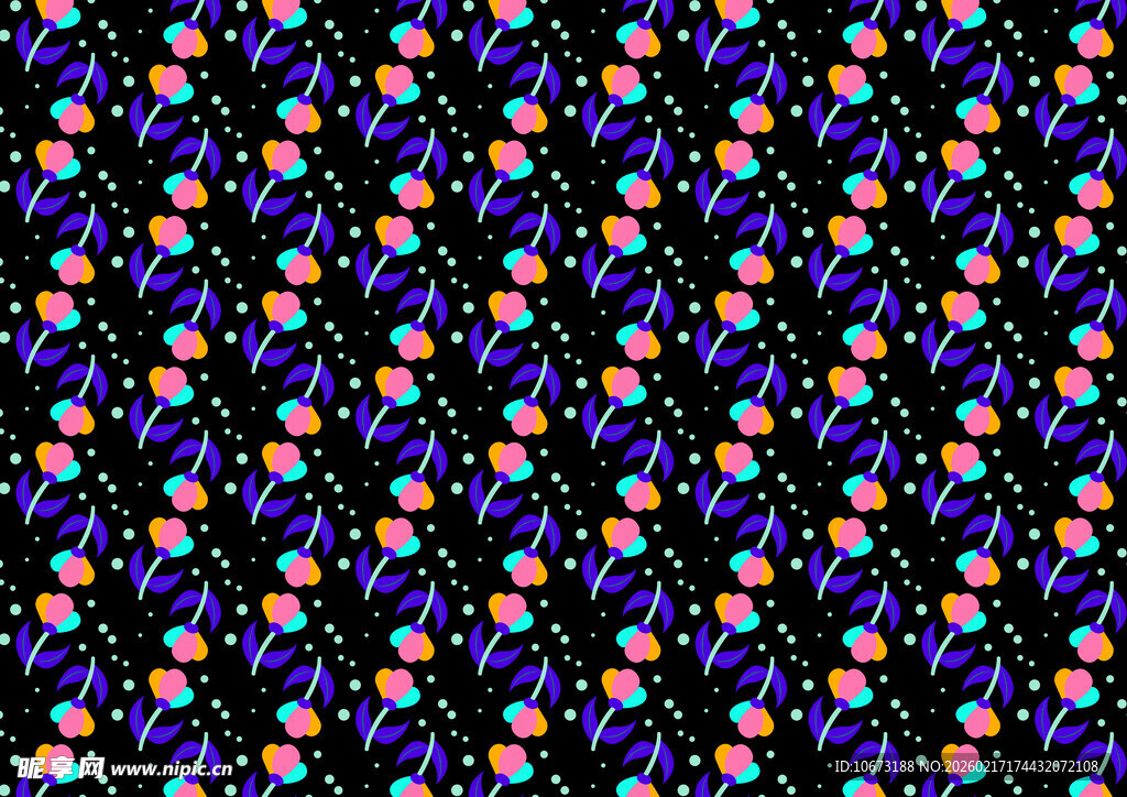 多彩几何图案纹理背景