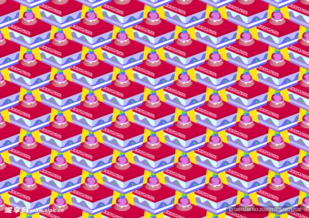 多彩几何图案纹理背景