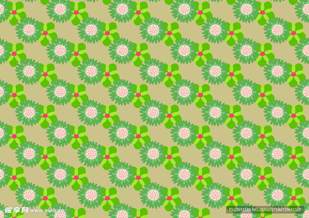 绿色几何图案背景纹理