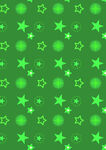 绿色星星图案背景