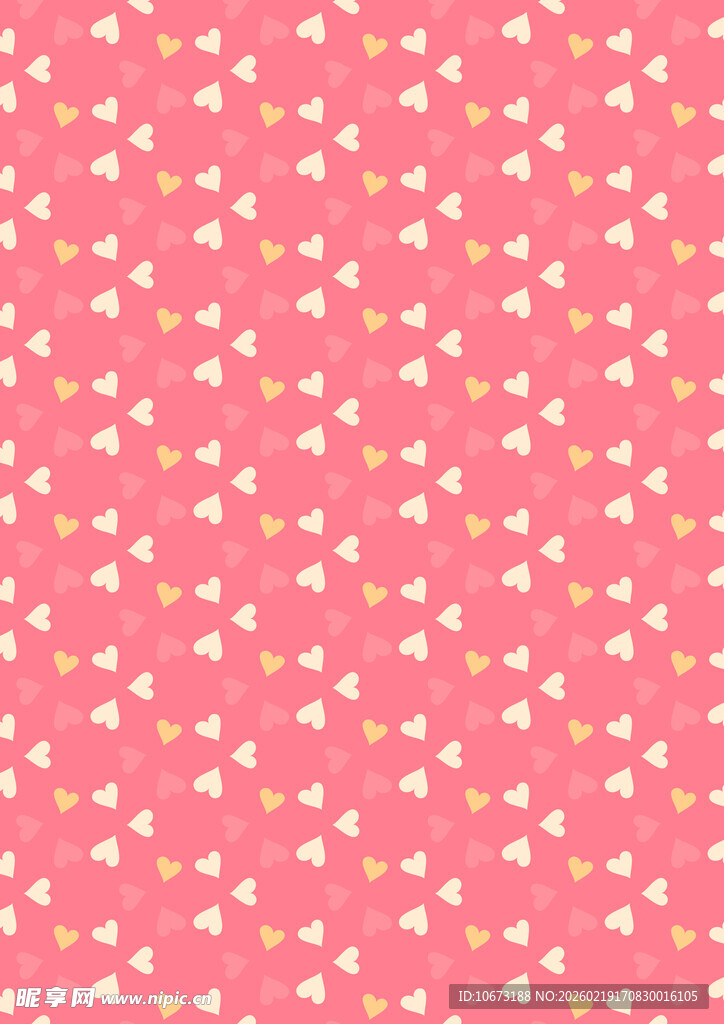 粉色波点图案背景纹理