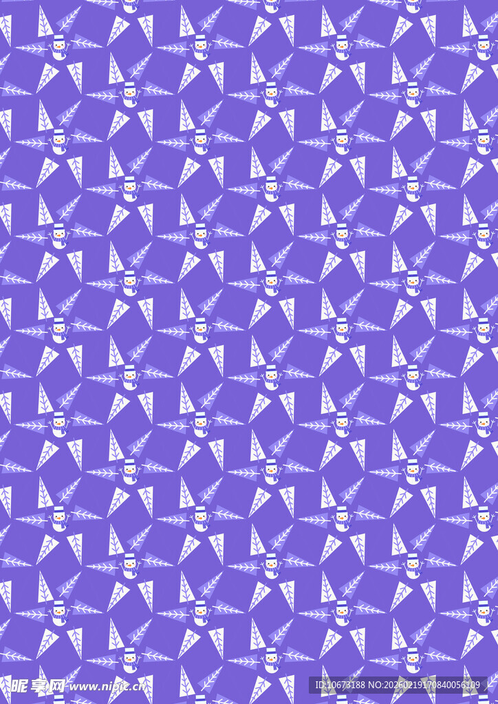 紫色星形几何图案背景