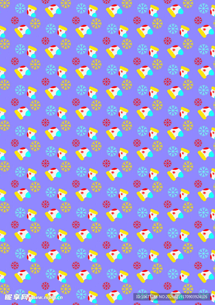 梦幻多彩心形图案背景