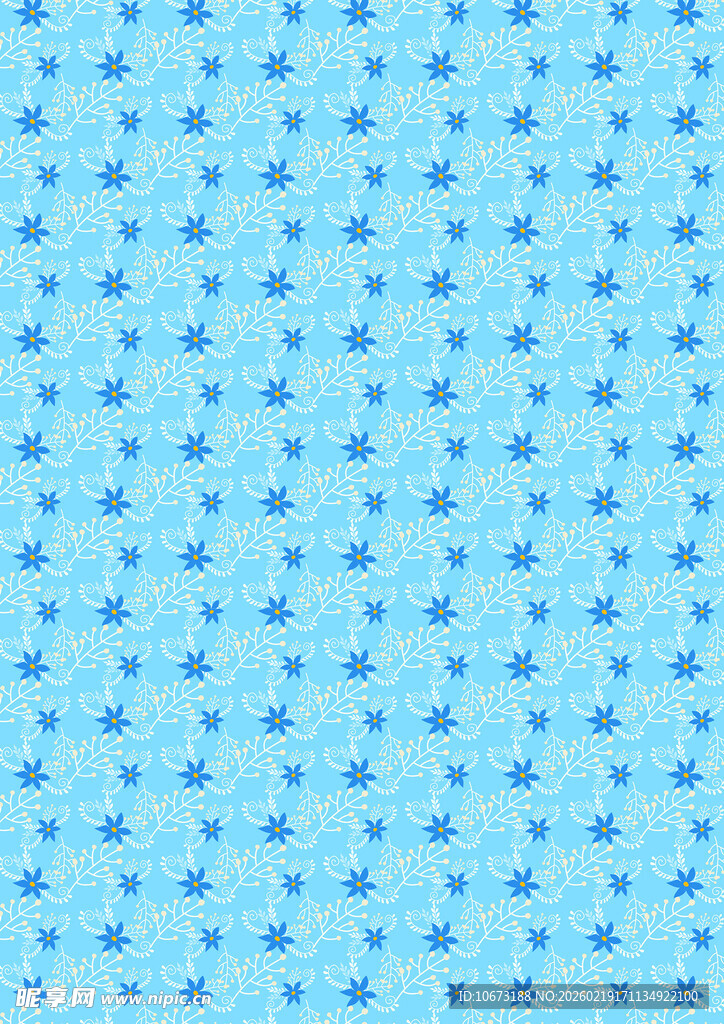 浅蓝色带星图案背景