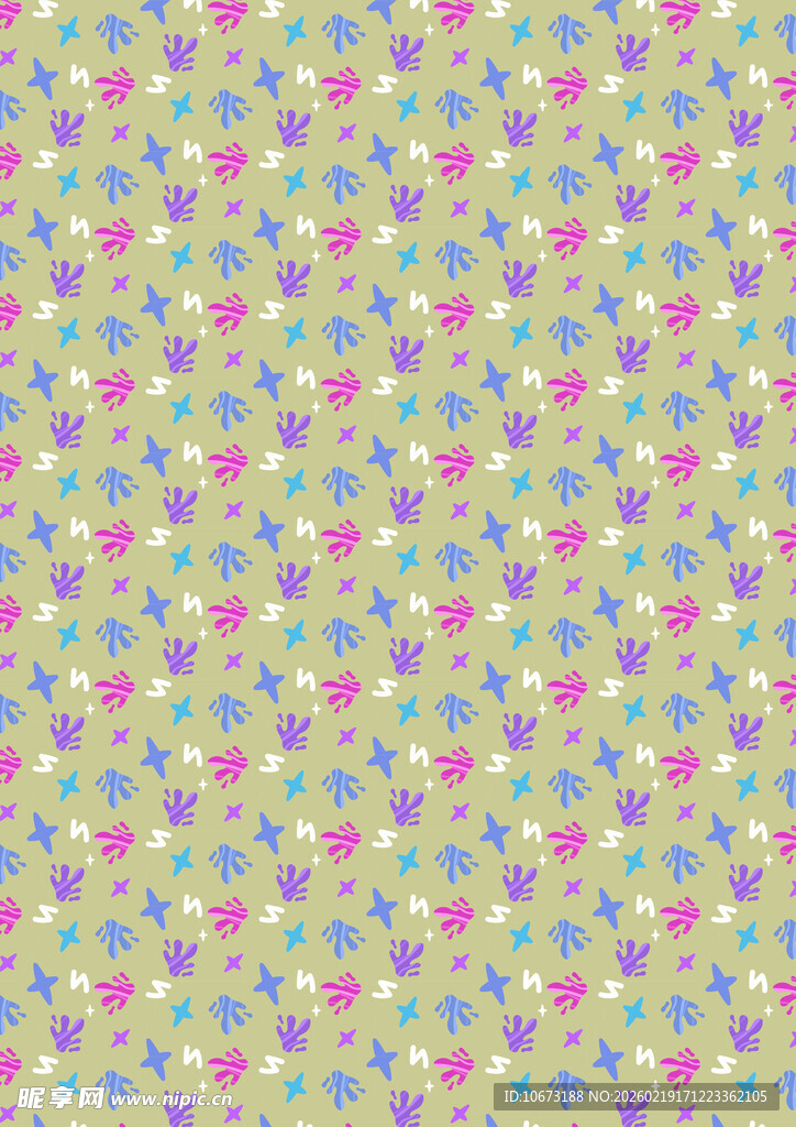 多彩几何图案背景纹理