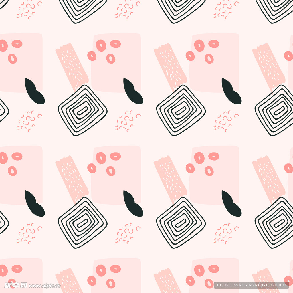 粉色系指甲油图案背景