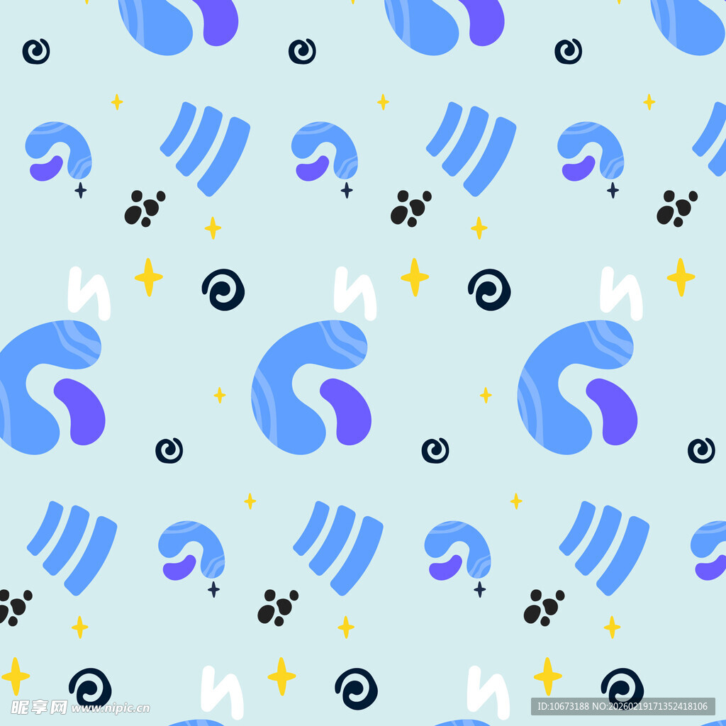 浅蓝色抽象几何图案背景