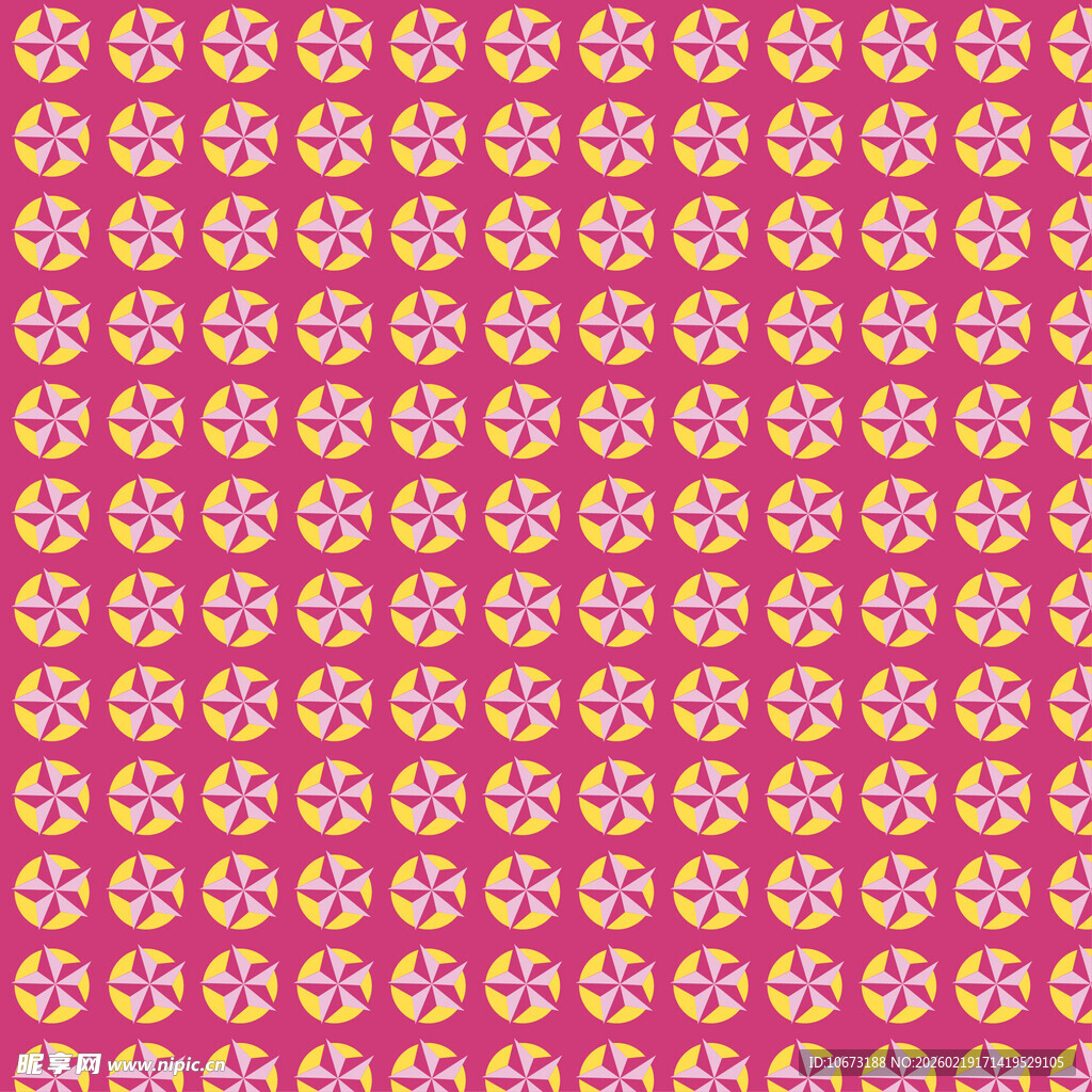 粉色花卉图案无缝背景