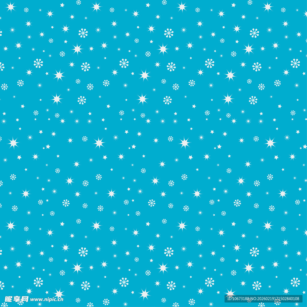 蓝底白点梦幻背景图案