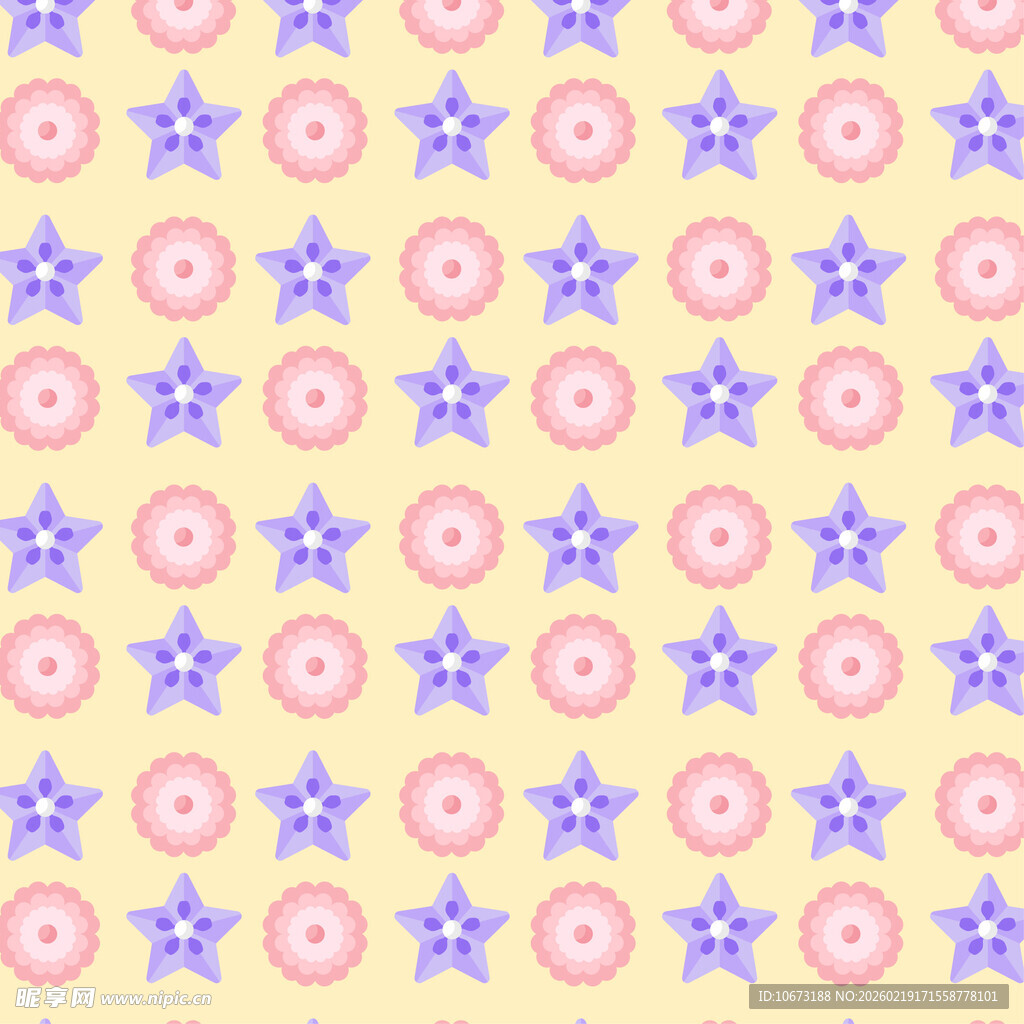 星星圆圈图案背景纹理