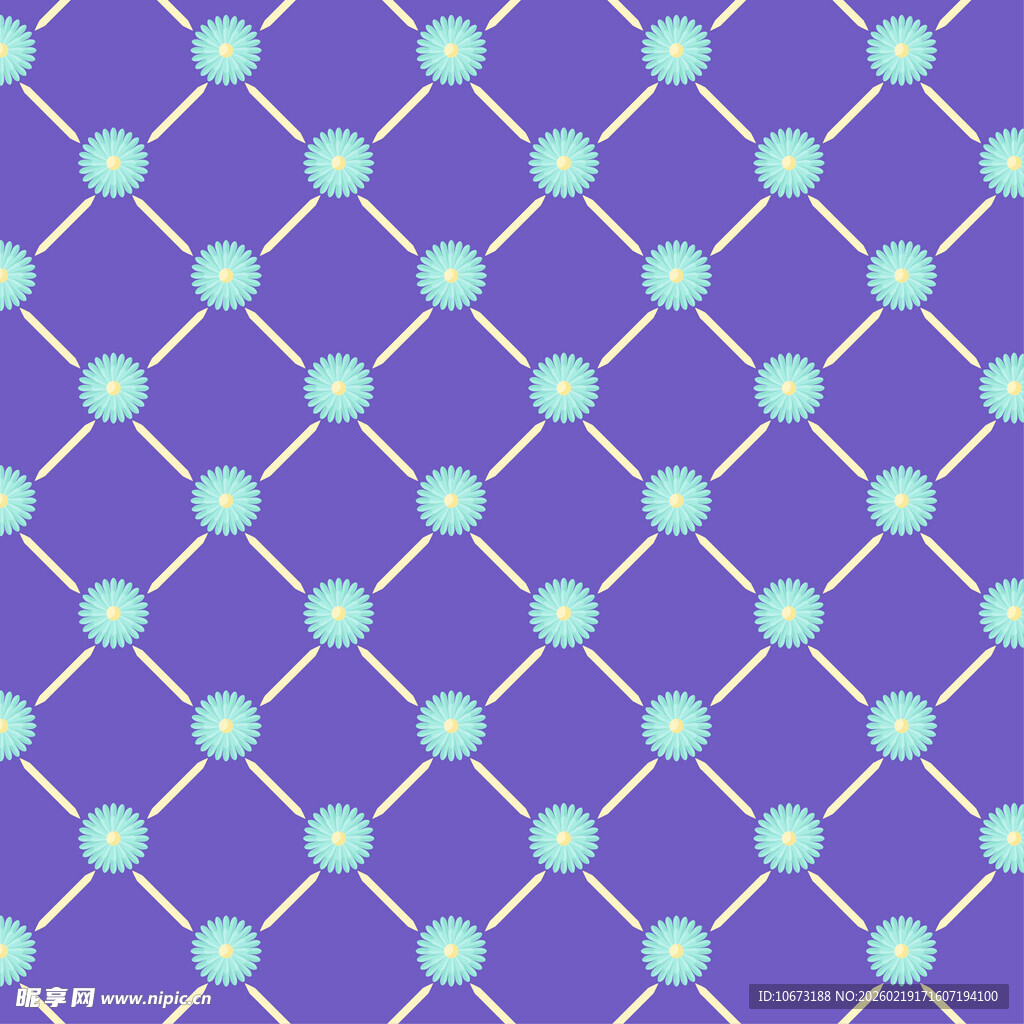 蓝紫色几何圆点图案背景