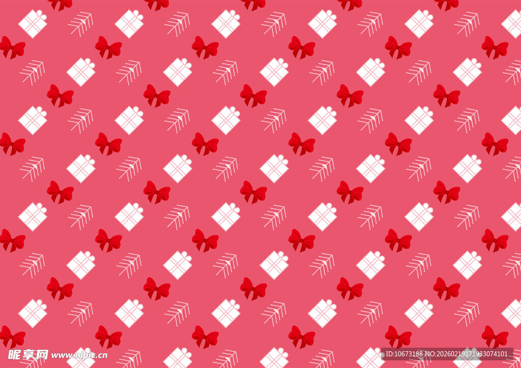 粉色爱心图案背景纹理