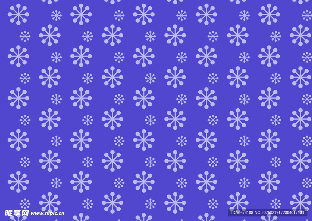 紫色雪花图案背景纹理