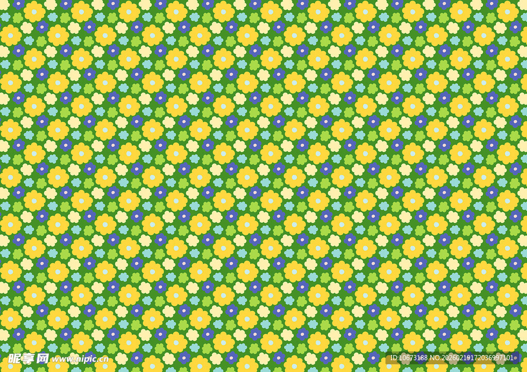 黄绿相间几何图案背景