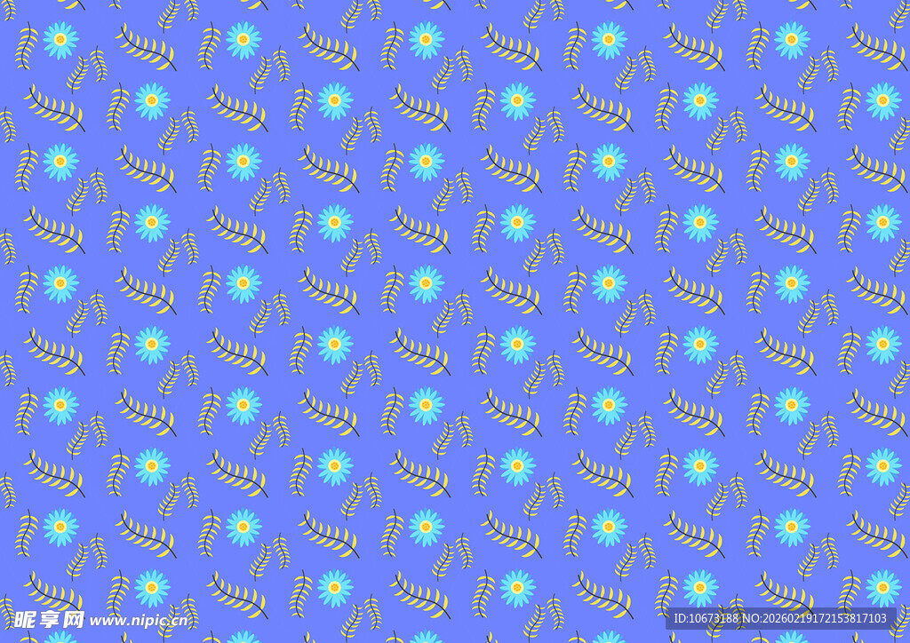 蓝色波点条纹图案背景