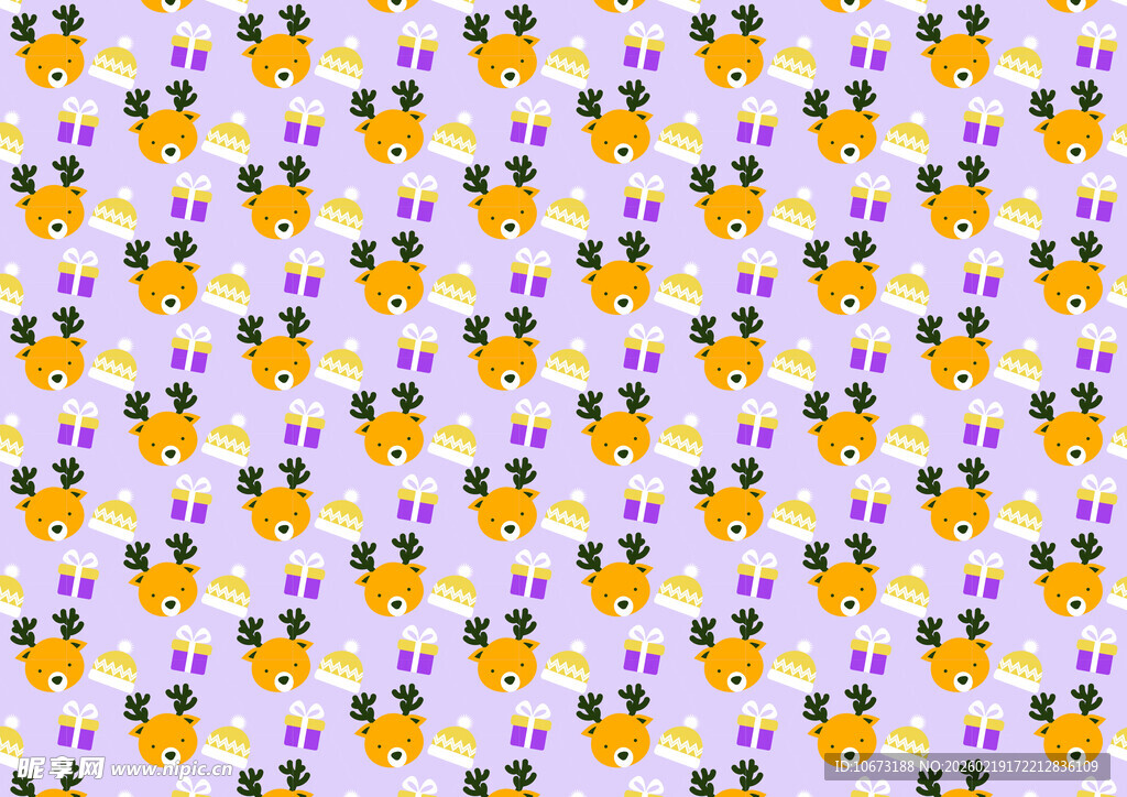 多彩卡通图案背景