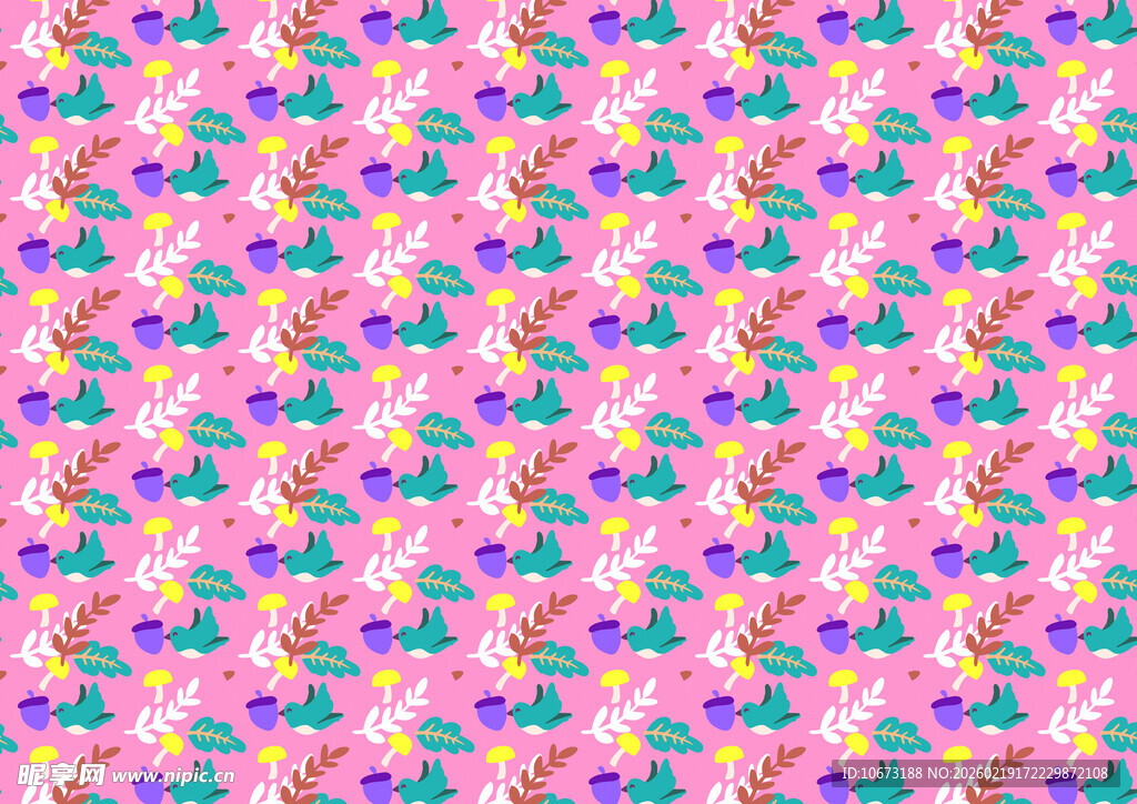 粉色蓝色几何图案背景