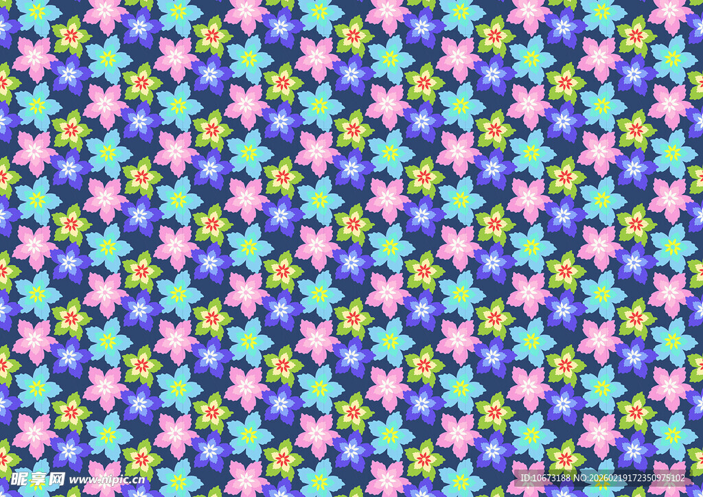 多彩几何图案背景纹理