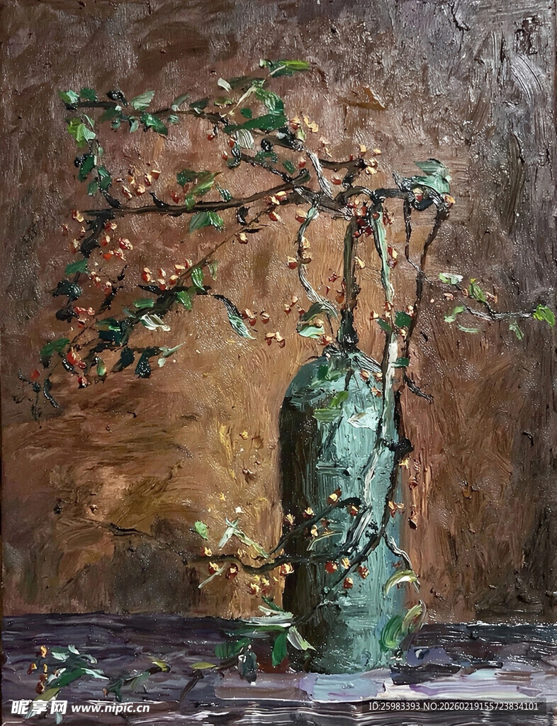 油画静物