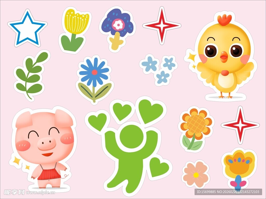 可爱卡通图案集合