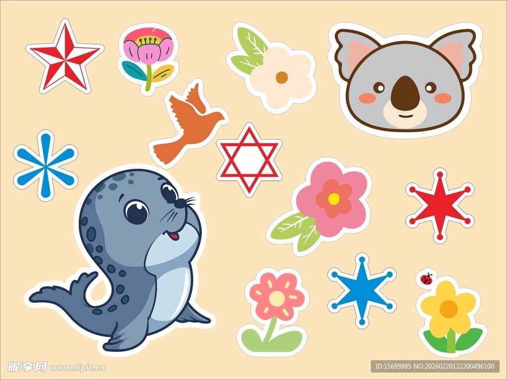 卡通贴纸