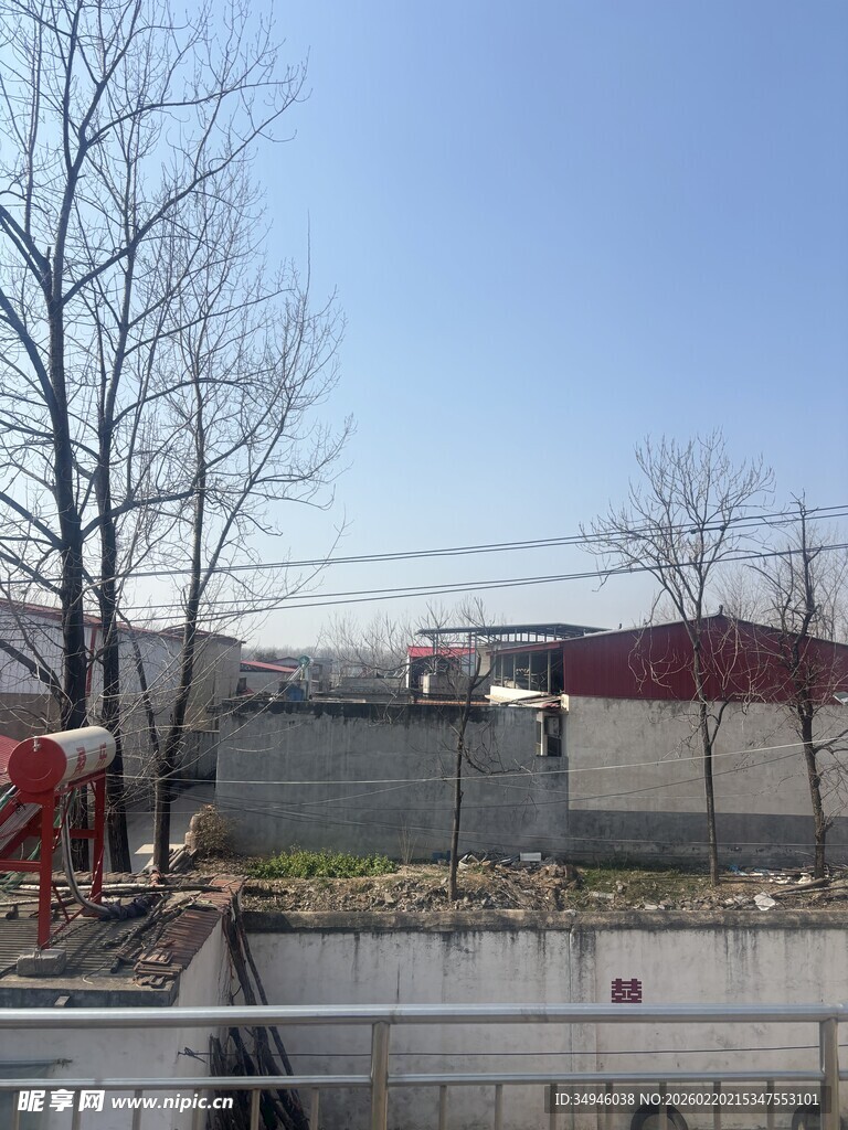 户外施工现场场景