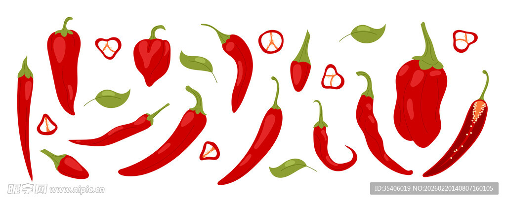 红辣椒图案