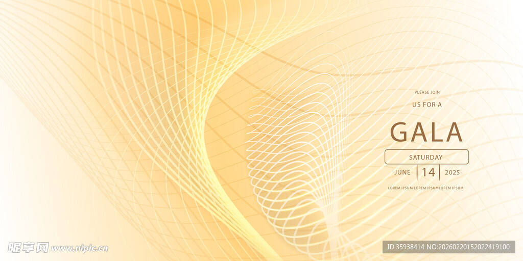 金色渐变线条背景