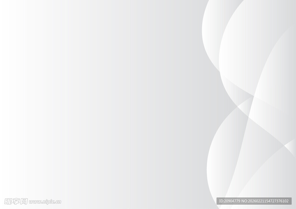 白色简约波浪背景