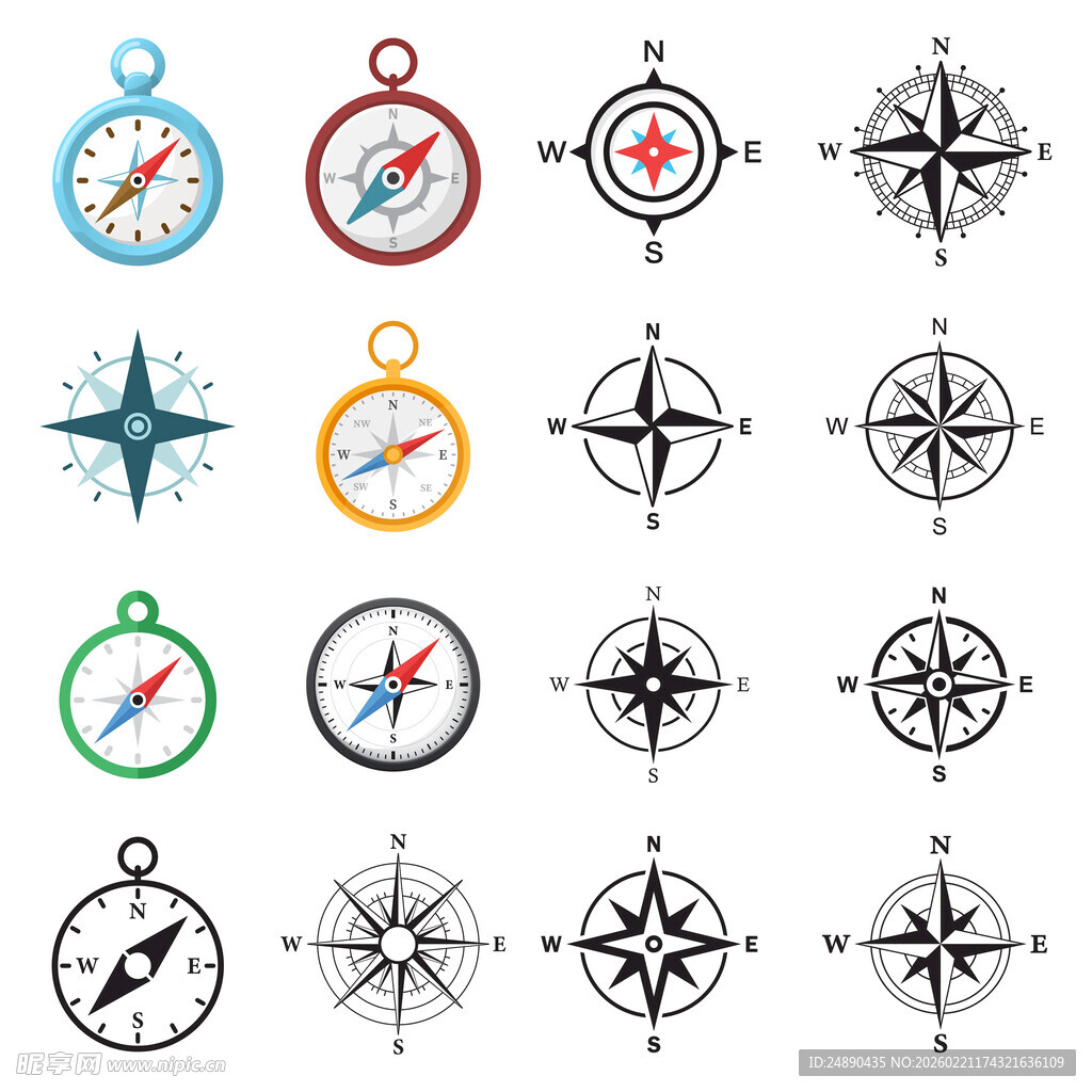 指南针图标