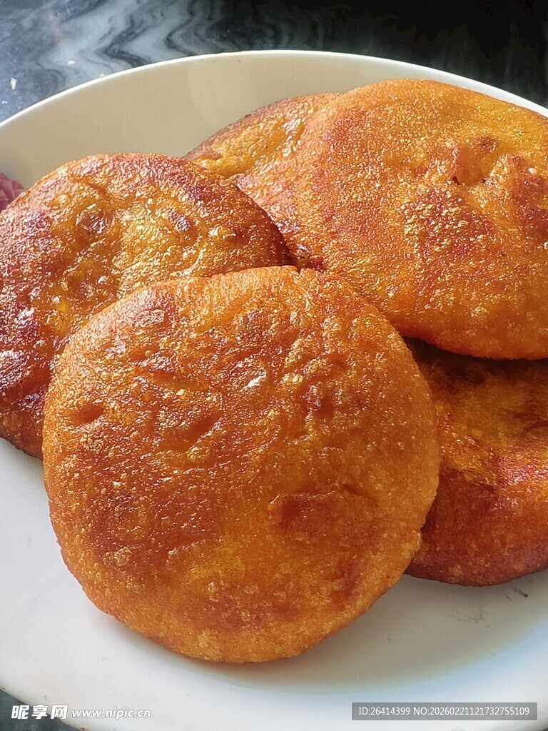 美味香酥红薯饼
