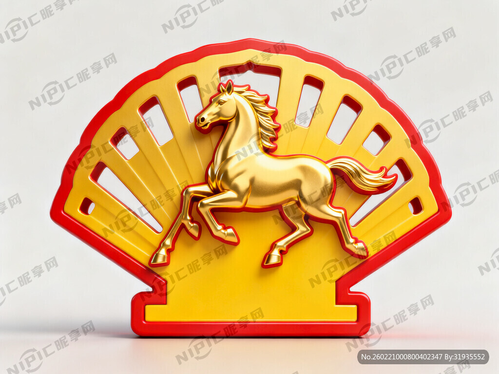 正面扇形金马  2026   