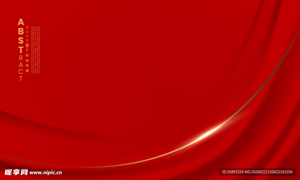 红色背景