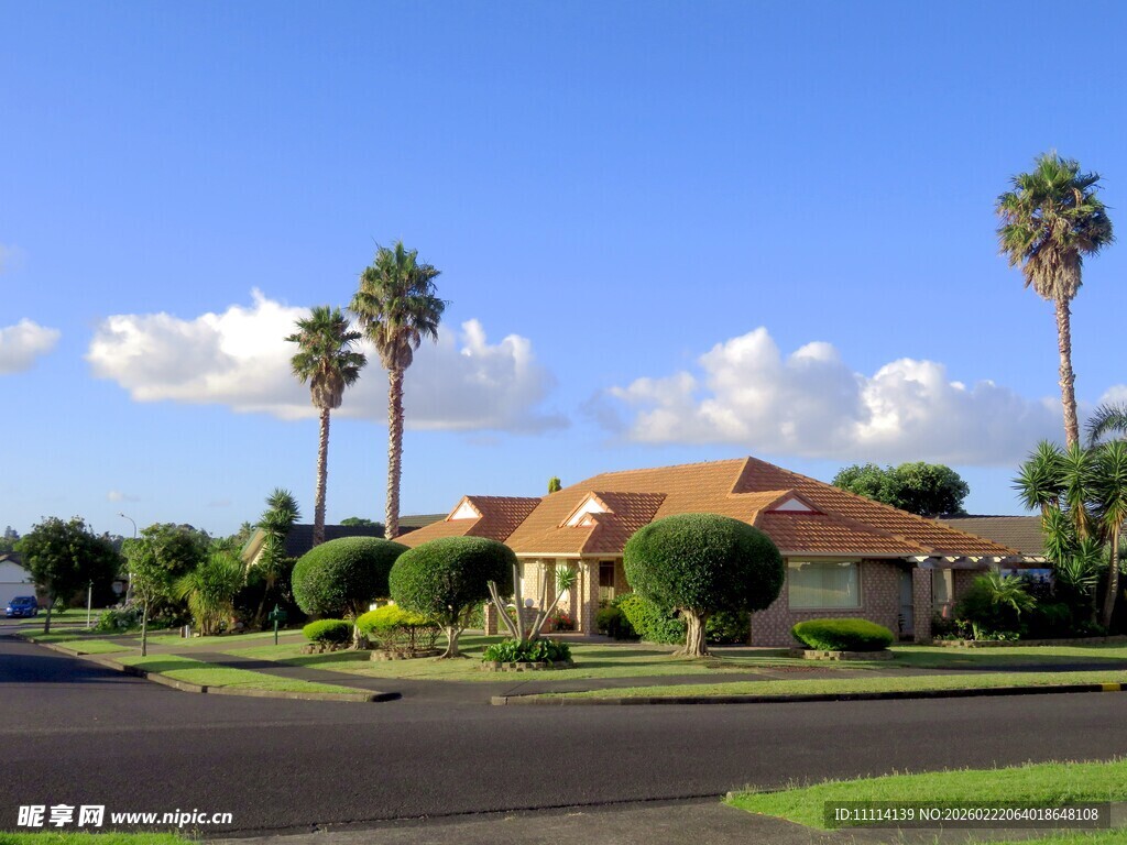 奥克兰小镇风景