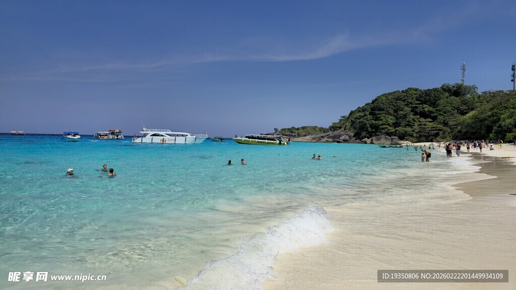 泰国斯米兰群岛海滩