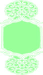 绿色中式花纹边框图案