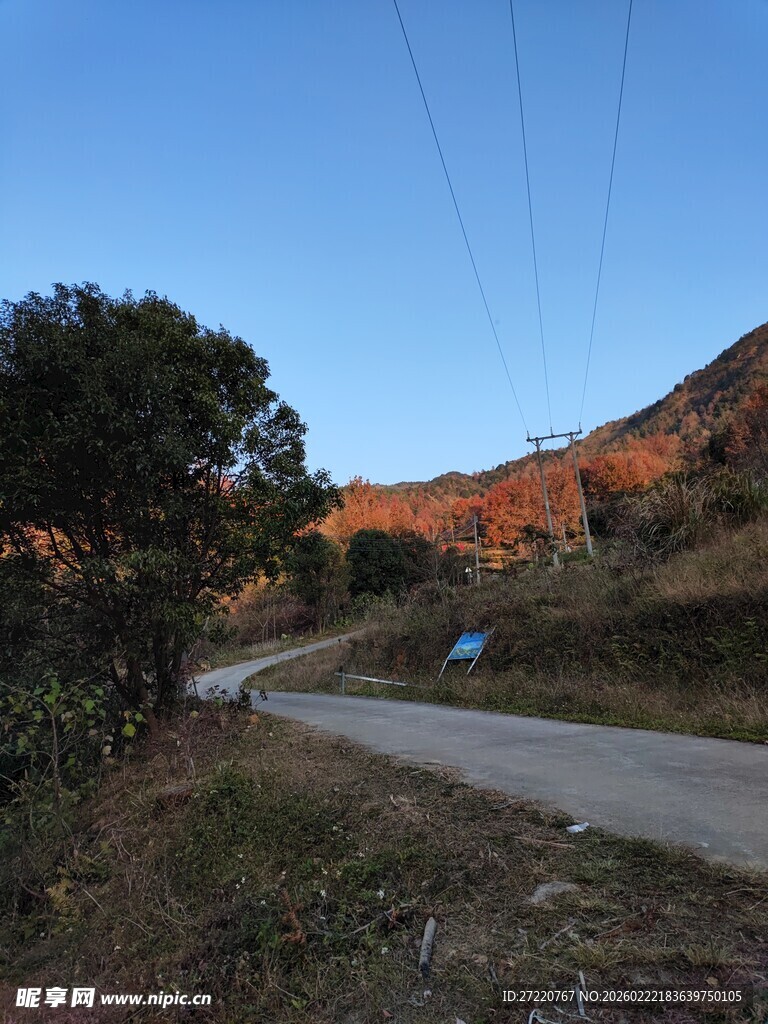 山间公路景色