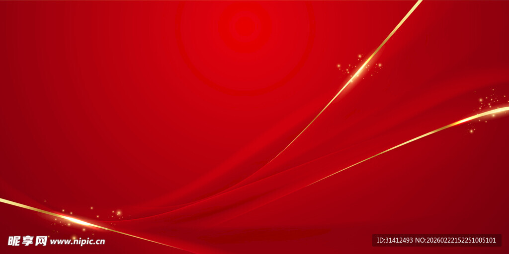 红色流光背景图