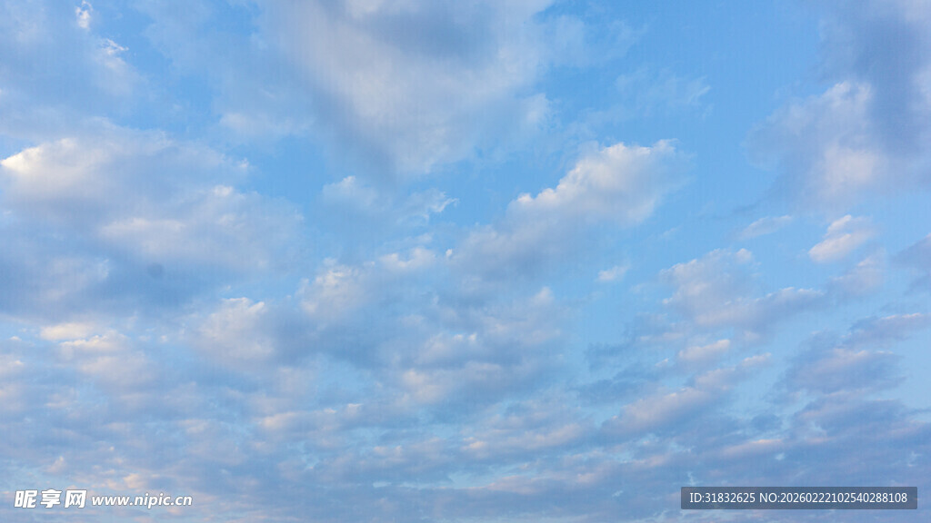 蓝天白云美景