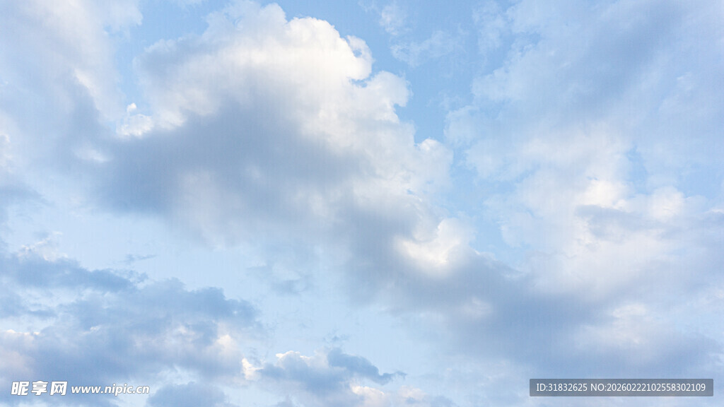 蓝天白云美景