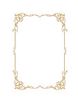 金色精美装饰边框
