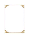金色复古边框装饰图案